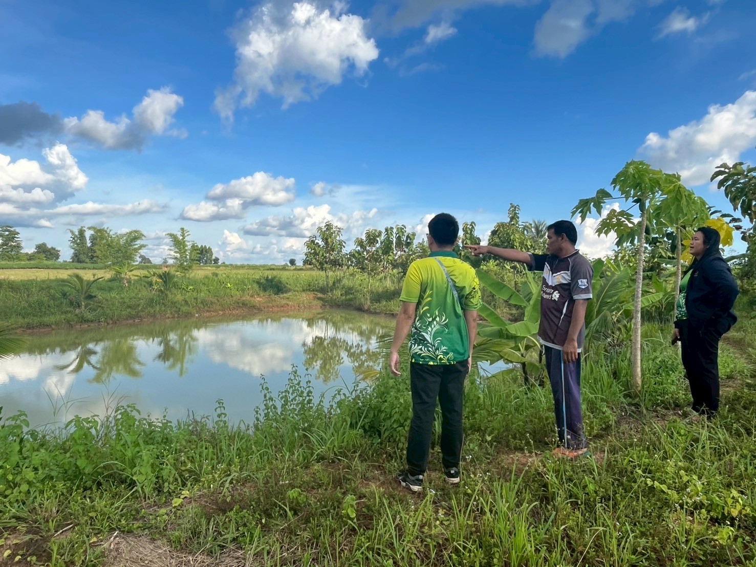 ลงพื้นที่ติดตามศูนย์เรียนรู้การพัฒนาคุณภาพชีวิตตามหลักทฤษฏีใหม่ประยุกต์สู่โคกหนองนา 