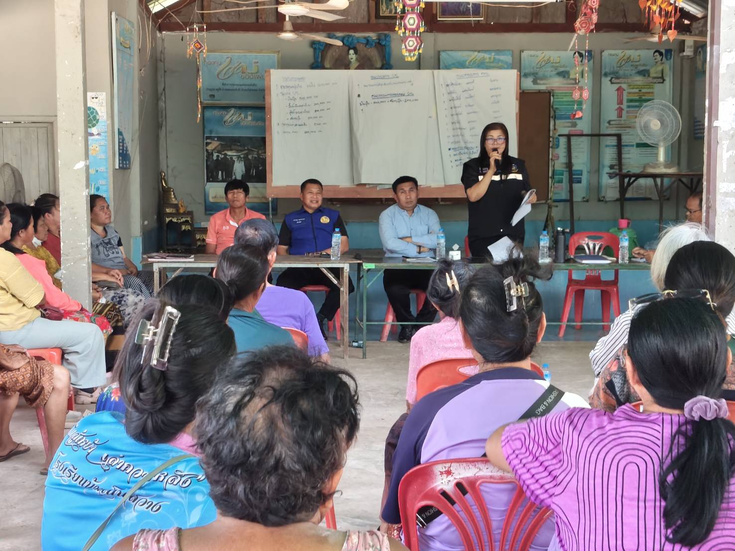ลงพื้นที่ไกล่เกลี่ยและติดตามการบริหารจัดการเงินกองทุนหมู่บ้านและชุมชนเมือง (กทบ.) และเงินโครงการแก้ไขปัญหาความยากจน(กข.คจ.)